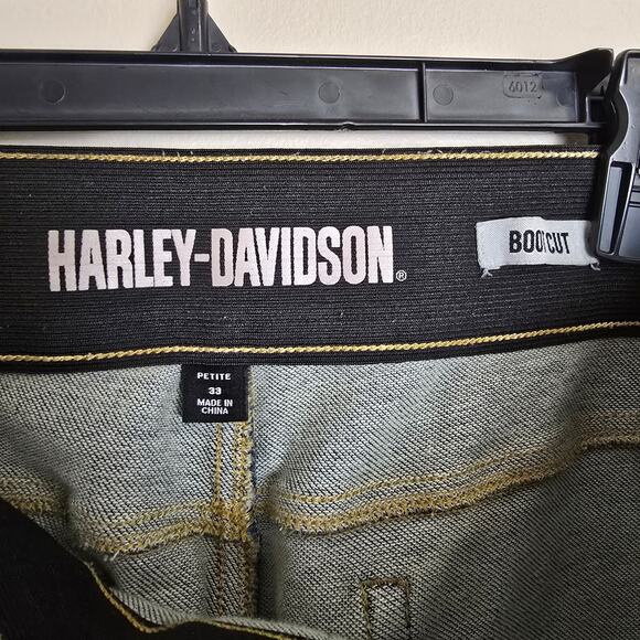 Harley-Davidson Bootcut Jeans Size 33 Petite - Picture 3 of 3